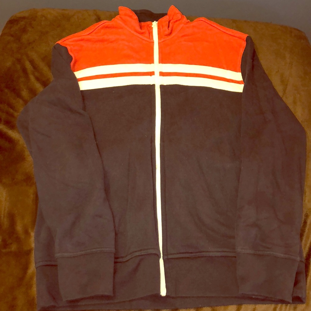 Mens warm zip up jacket